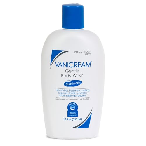 Vanicream Gentle Body Wash for Sensitive Skin, 12 Fl Oz