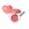 Pudding Lip & Cheek Multi-Use Cream | Heart-Shaped Lip Gloss | Natural Hydrating Glow Multi-Use Dewy Balm with a Long-Lasting and Smudge-Proof Formula (02Lively Girl)