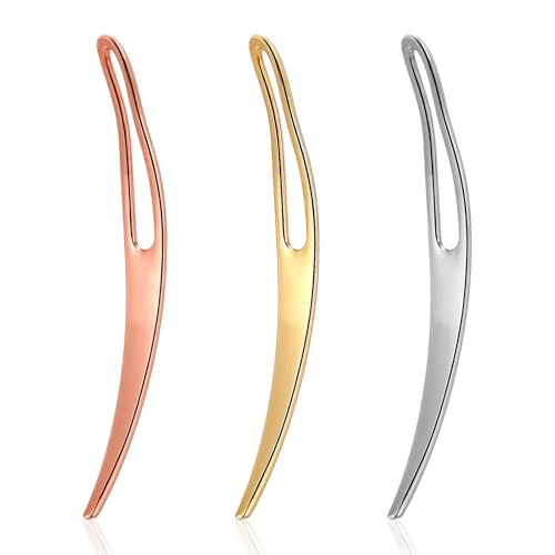 Ymapinc Interlocking Dreadlock Tool Set for Locs & Sisterlocks - Silver, Gold, Rose Gold