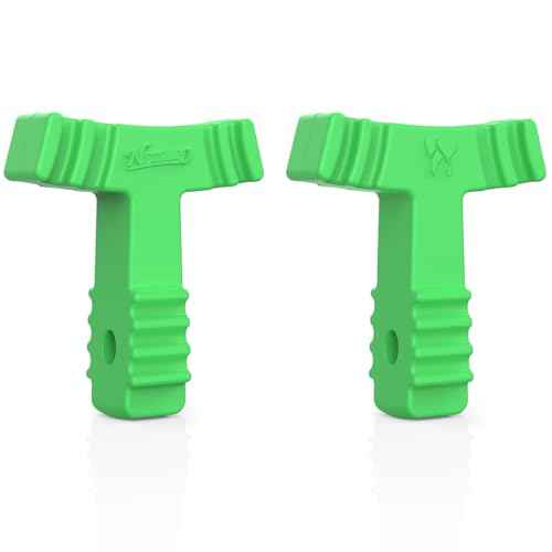 2 Pcs Chewies for Invisalign Aligners, Orthodontic Aligner Chewies Chompers Aligner Trays Seaters Durable Medical Grade Silicone Compatible with Invisible Braces (Green)
