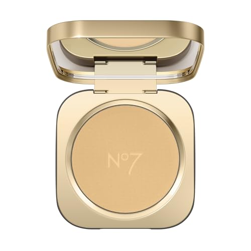 No7 Pro Artist Pressed Setting Powder - Lightweight, Translucent Face Powder with Shine Control and Soft-Focus Finish - Oil-Absorbing Makeup Setter in Travel Compact - Medium (9g)