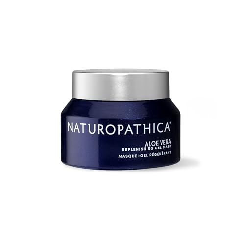 Naturopathica Aloe Vera Replenishing Gel Mask, Hydrating Face Mask Rich in Antioxidants, Cooling Facial Mask to Calm Redness & Soothe Sensitive Skin, 1.69 fl oz