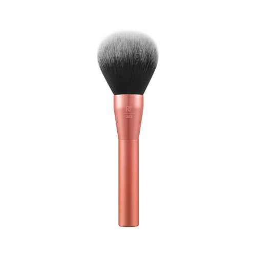 Real Techniques Extra Big Powder Brush, Large Makeup Brush For Powder, Fluffy Head For All-Over Setting, XL Oversized Brush For Quick Application, Cruelty-Free, Synthetic Bristles, 1 Count