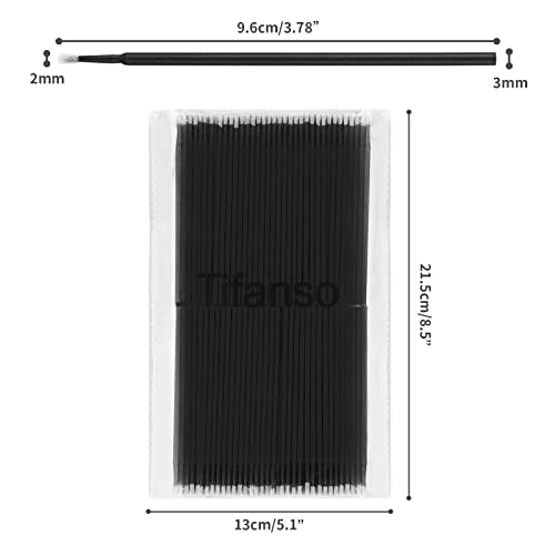 Micro Cotton Swabs 400PCS Disposable Eyelash Extension Applicators