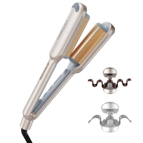 TYMO ROVY 1-Inch Beach Waves Curling Iron with Ceramic Barrel