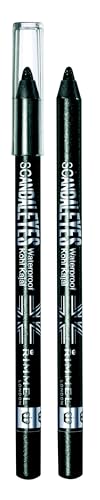 Rimmel Scandaleyes Waterproof Kohl Eyeliner, Black (Pack of 2)