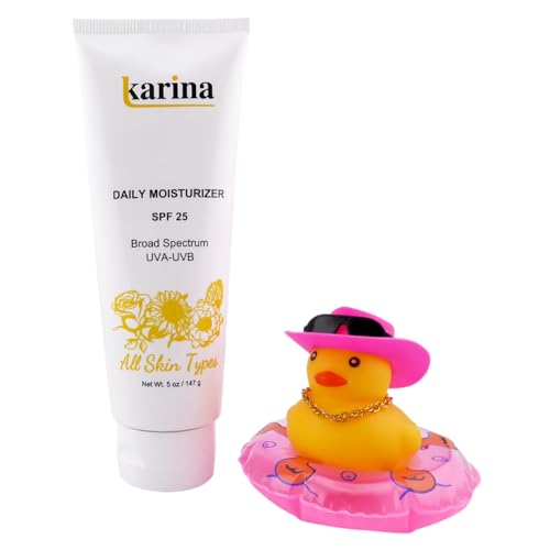 Karina Skincare Daily Moisturizer with SPF 25 ? Peptide and Antioxidant Formula for All Skin Types ? Hydrates, Nourishes, and Provides Broad Spectrum Sun Protection ? 5oz