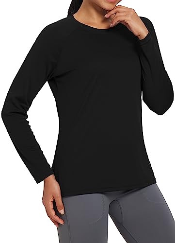 BALEAF Women's Sun Shirts 1/4 Zip Pullover UPF50+ UV Protection Lightweight Quick Dry Golf Hiking Running Workout Tops Workout Tops Sage Size S