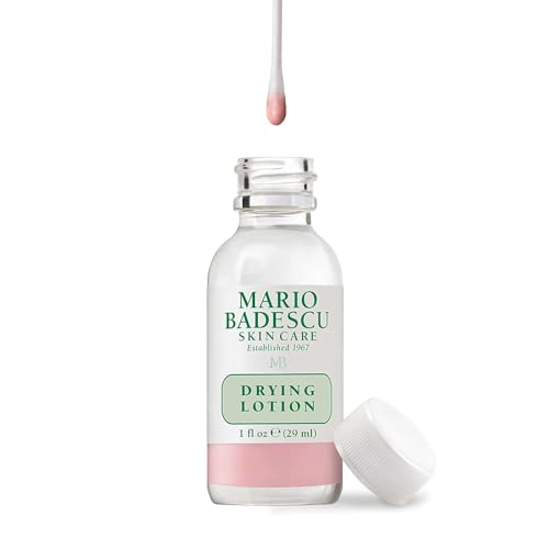 Mario Badescu Blemish Relief AM/PM Kit ? Drying Cream, Drying Lotion & 12 Spot Patches for Rapid Surface Blemish Recovery ? Clarifying, Oil Control and Redness Reduction for All Skin Types