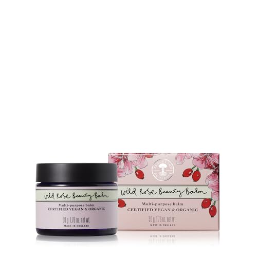Neal's Yard Remedies Wild Rose Beauty Balm, Radiant & Nourished Skin, For All Skin Types, Vegan & Cruelty-Free, 1.76 oz.