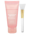 Collagen Overnight Wrapping Peel Off Facial Mask with Jelly Brush, Skin Hydration & Firming & Glowy, Improve Sagging & Dullness, Korean Skincare(75ml, 2.54 fl.oz)