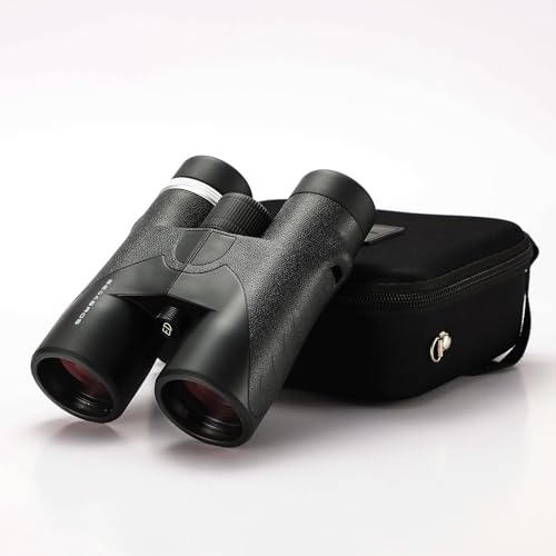 10x42 UHD Binoculars with ED Glass for Adults and Kids,High Powered Large View Binoculars with Clear Low Light Vision - Lightweight Waterproof Binoculars for Bird Watching Hunting Stargazing