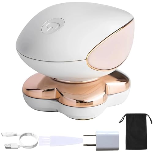 Women's Electric Leg Shaver - Painless Rechargeable Razor with LED Light