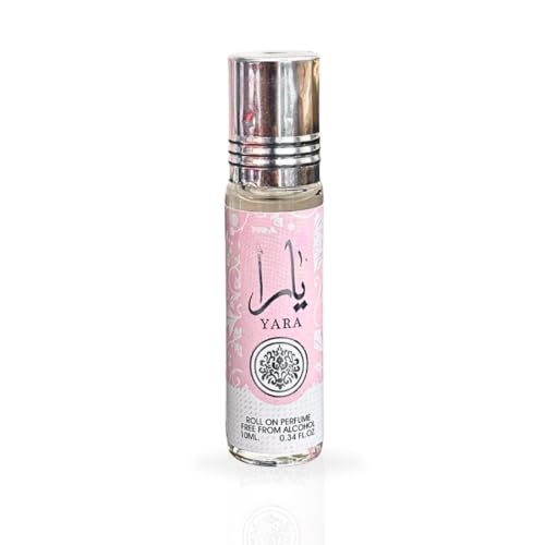 Lattafa Ard al Zaafaran Yara Women’s Roll-On Perfume Oil 10ML - Long Lasting Fragrance