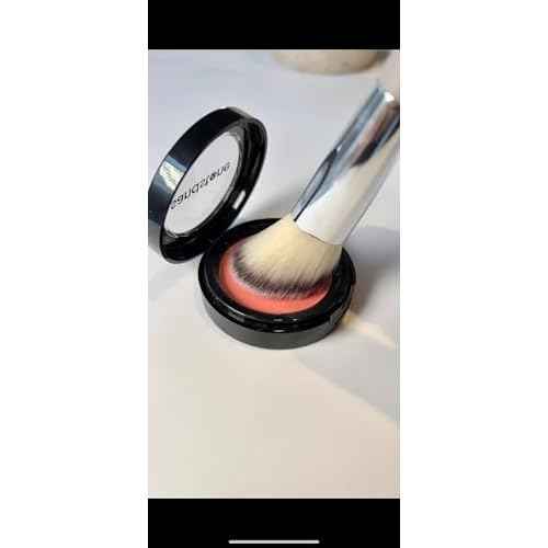 Sandstone Scandinavia Soft Collection Makeup Brush - Professional Premium Blush brush for applying and blending blush. Ultra soft bristles. Vegan Makeup brush for all skin types