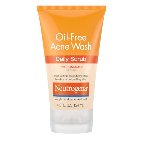 Neutrogena Oil-Free Acne Face Scrub Unscented 4.2 oz - Salicylic Acid Treatment