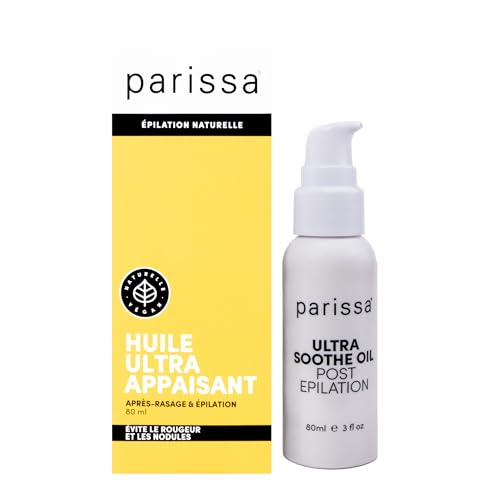 Parissa Ultra Soothe Oil, Calming Essential Oil for Inflamed Skin, Post-Shave & Epilation Treatment for Ingrown Hair & Razor Bumps
