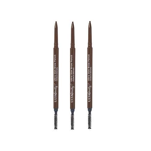 Ulta Beauty 3 Pack Ultra Slim Brow Pencil. Medium Brown. Size 0.003 oz. Y