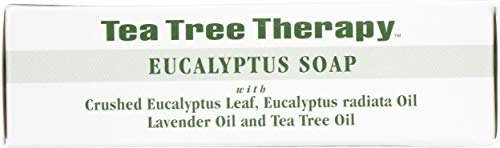 Tea Tree Therapy Eucalyptus Soap Vegetable Base, 3.5 Ounce (Pack of 2)