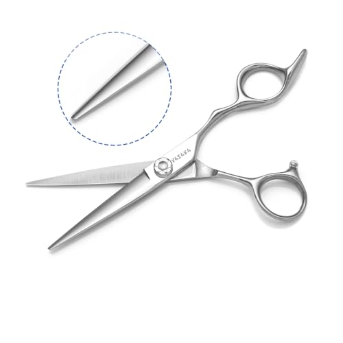 YASAKA 6 Inch Professional Hair Thinning & Cutting Shears Kit – Barber & Hairdresser Scissors with Comb & Accessories