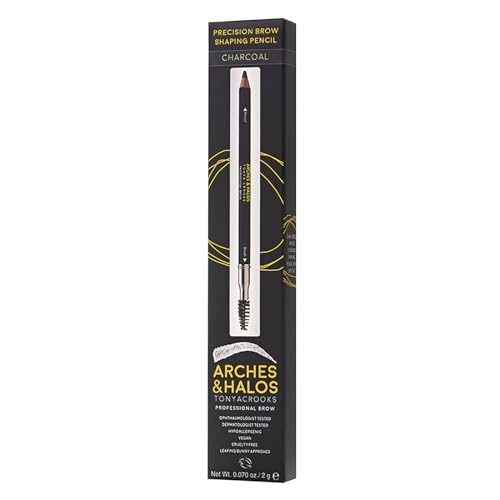 Arches & Halos Precision Brow Pencil - Dual Ended, Charcoal