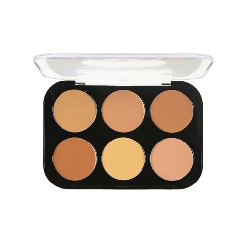 Corlo 6-Color Cream Concealer Palette - Full Coverage