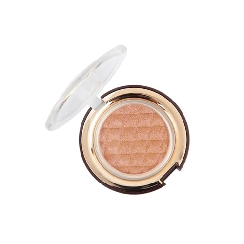 CHARMACY Highlighter Makeup Palette Shimmer Contour Powder Waterproof Long-Lasting, Brightens Face Highlighter Powder Shimmer Highlight Palette Suit All Skin Tones #04