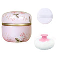 Powder Puff with Container - Soft Dusting Applicator for Body