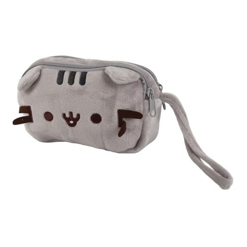 Kitten Motif Toiletry Bag, Cute, Stylish, Soft Canvas, Versatile, Cat Makeup Bag for Outings, Travel, Office