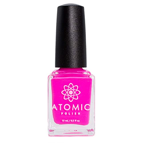 Pastel Neon Hot Pink Nail Polish - Vegan, Cruelty-Free, Opaque Creme Formula
