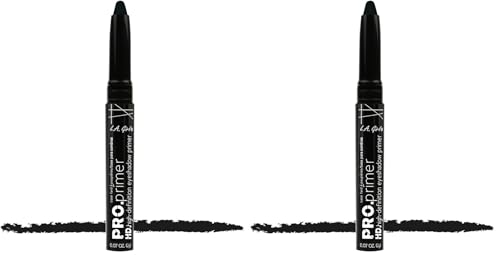 L.A. Girl HD PRO Eyeshadow Primer Stick, Black (Pack of 2)