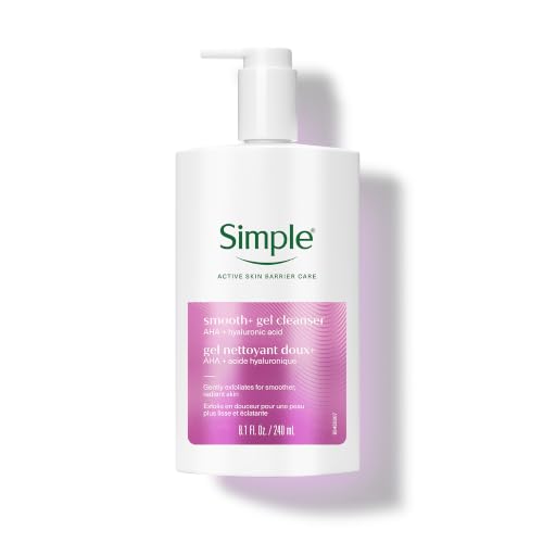 Simple Smoothing Gel Cleanser - Hydrating Facial Cleanser for All Skin Types - 8.11 oz