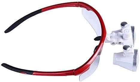 BoNew 2.5X-R Loupes Magnifier with 3W Clip On Type Head Lamp Light + Cloth Bag