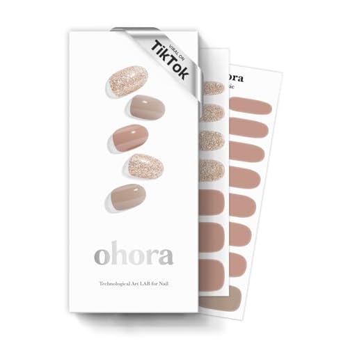 ohora Semi Cured Gel Nail Set of 2 (N Carmel & N Brick) - Professional Salon-Quality Nail Care