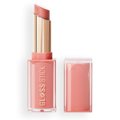 Revolution Pout Lip Gloss Stick - Peach Sorbet Nude Shimmer