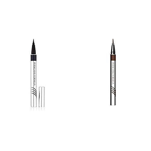 Physicians Formula Eye Booster 2-in-1 Lash Boosting Eyeliner, Serum, Ultra Black With Boosting Eyeliner & Serum, Deep Brown
