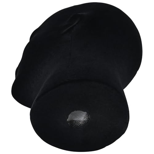 2 Pack Black Velvet Mannequin Head Wig Stand 11"
