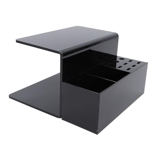 Yosoo Acrylic Eyelash Extension Pillow Shelf Stand, Organizer with 9 Compartments for Eyelash Salons, Training Schools Eyelash Extension Pillow (Black)