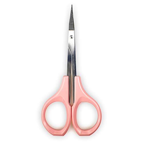Humbee Curved Grooming Scissors with Cap | Hair, Beard & Facial Trimmer
