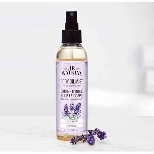 J.R. Watkins Naturally Hydrating Body Oil Mist, Lavender, 6 fl oz, 2 Pack