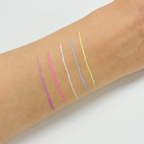 5Pcs Pmu Eyebrow Microblading Marker Pen Colorful Skin Position White Pink Mapping Mark Pen Beauty Spmu Brow Lip Mark Tools