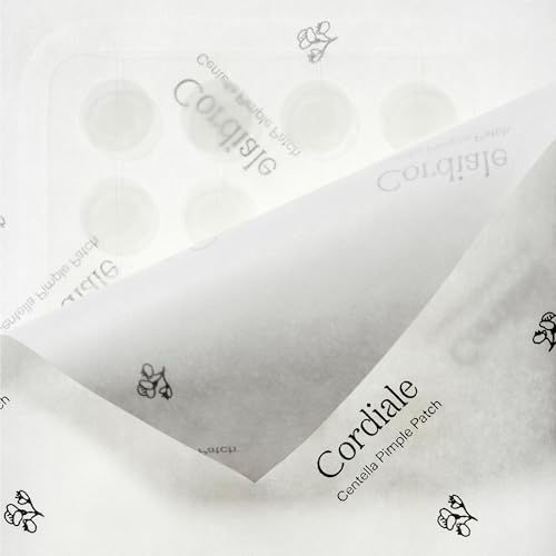 Cordiale Centella Pimple Patches with Salicylic Acid & Hyaluronic Acid, Hydrocolloid Acne Spot Patches for Face & Chin, Invisible Zit/Blemish Stickers, Korean Skin Care (78 Count, 2 Sizes)