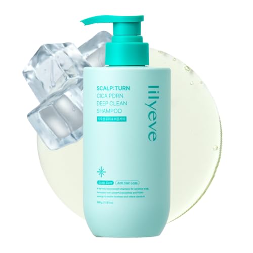 Lilyeve Cica PDRN Scalp Shampoo – Deep Clean, 16.23 fl oz