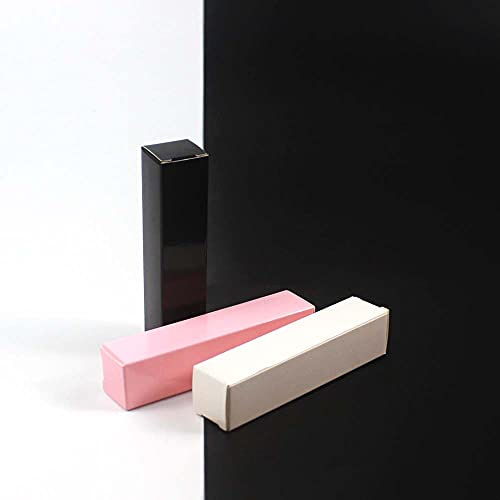 50 White Lip Gloss Boxes 21x21x121mm | Kraft Cosmetic Packaging