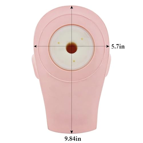 Professional 23cm Mannequin Head for Eyelash & Makeup Training
