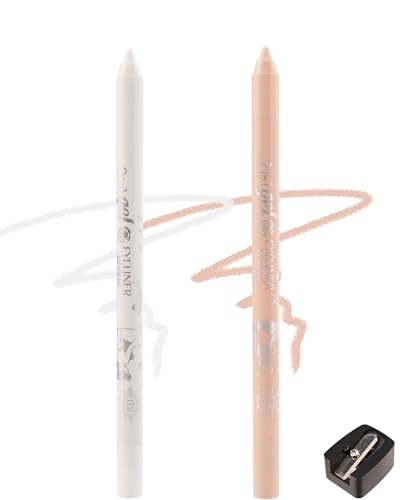 Waterproof Gel Eyeliner Pencil Set - Long Lasting Smudge-Proof
