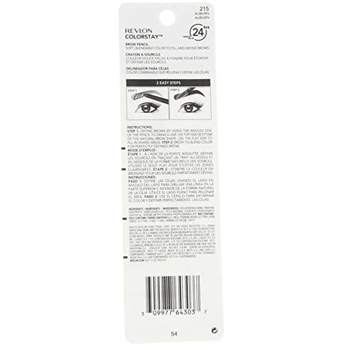 Revlon Colorstay Brow Pencil Auburn 0.012oz