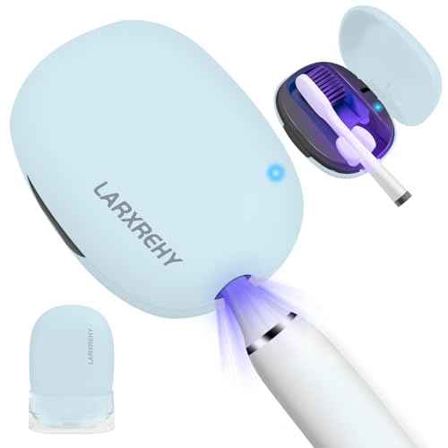 Toothbrush Cleaner Case - Toothbrush Covers with Holder - Portable & Rechargeable Travel Home Toothbrushes Cleaner Case - Fits All Manual or Electric ToothBrushes(Blue)