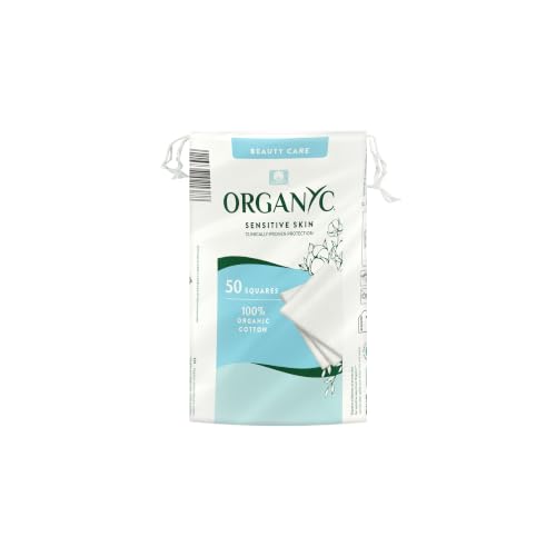 Organyc Organic Cotton Pads, 50 Count - Sensitive Skin