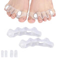 Silicone Toe Separators for Bunions & Hammer Toes (2 Pack)
